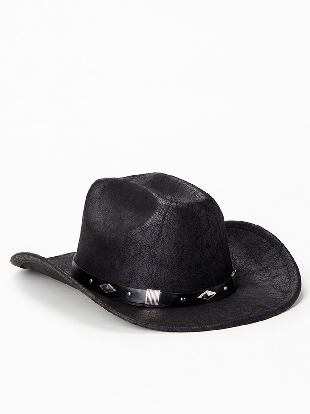 NWT Pacsun Distressed Faux Leather Cowboy Hat